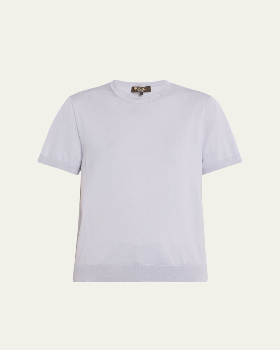 Ice Wish Short-Sleeve Crewneck Sweater